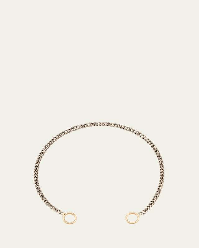 Not So Heavy Curb Chain Bracelet, Silver